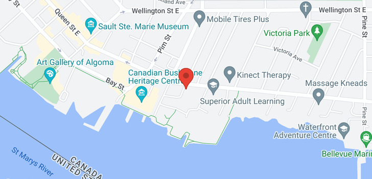 map of 923-927 Queen ST E